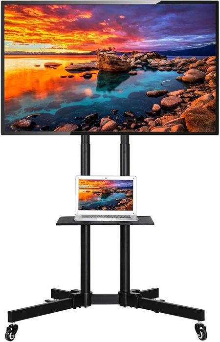 стойка Yaheetech с колелца за LCD LED телевизори 32-75 инча