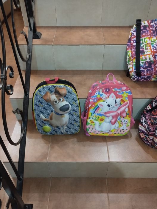 Детски ранички коте,куче ученическа