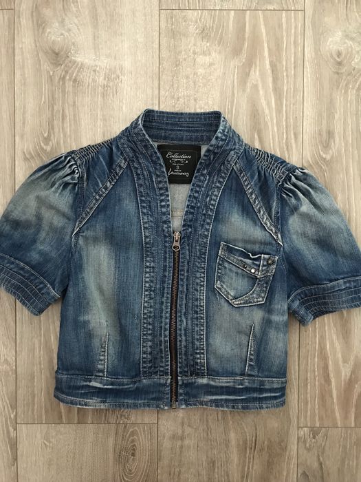 Sacou scurt de jeans Stradivarius nr.S