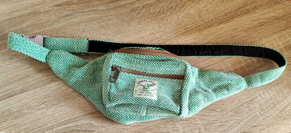 Borsetă unisex din bumbac și cânepă