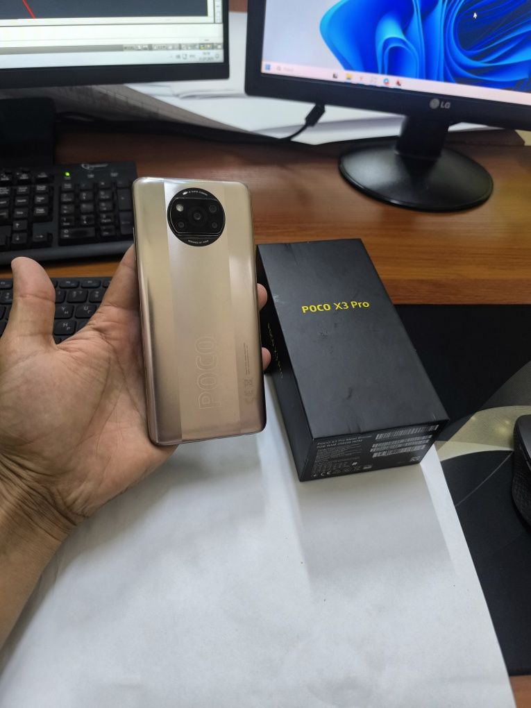 Poco X3pro 12/256gb(2023)ideal ochilmagan usta kurmagan aybi yuq tozza