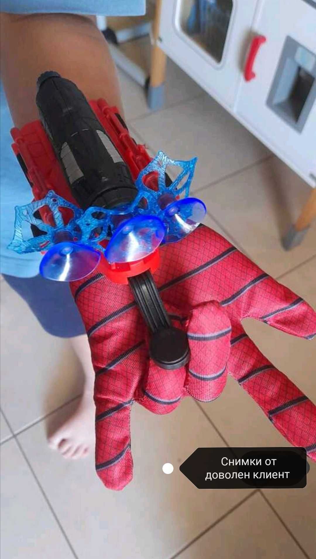 Ръкавица Спайдърмен с изстрелване Spider Man