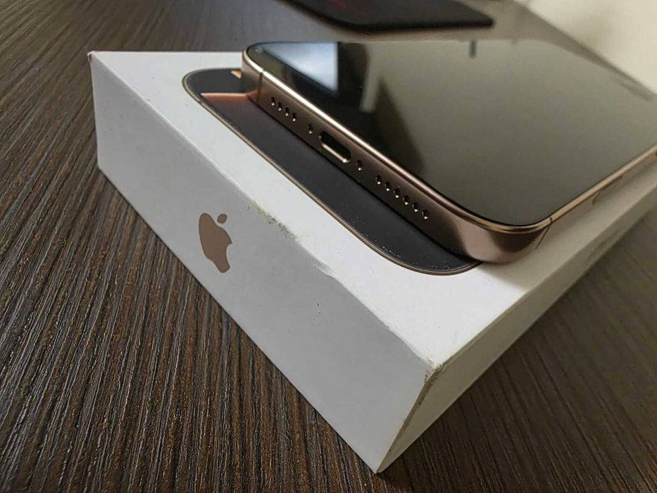 iPhone 16 pro max desert titanium 512GB cutie factura