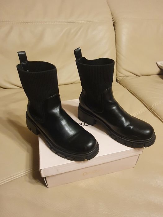 Обувки тип боти, ботушки- черни