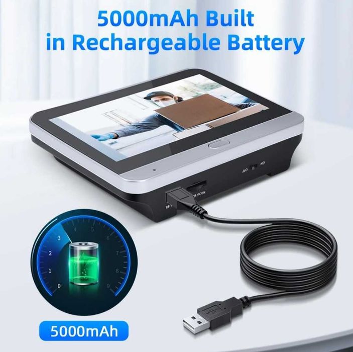 WIFI Видеошпионка за врата с батерия 3MP MicroSD32GB с видеокамера