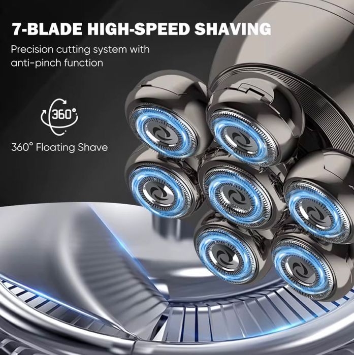 Мултифункционална самобръсначка 7D – 5 в 1 комплект | НОВА