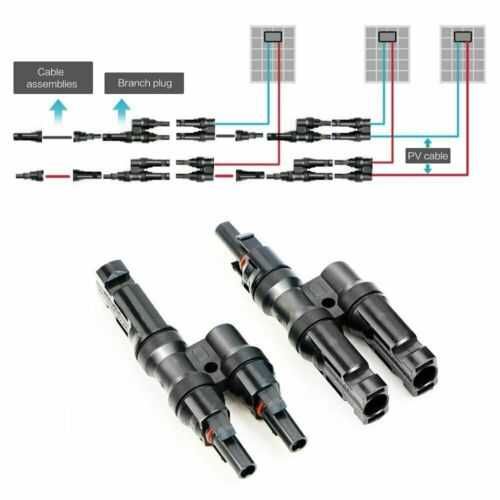 MC4 1000v 30A Т type Комплект соларни конектори за паралено свързване