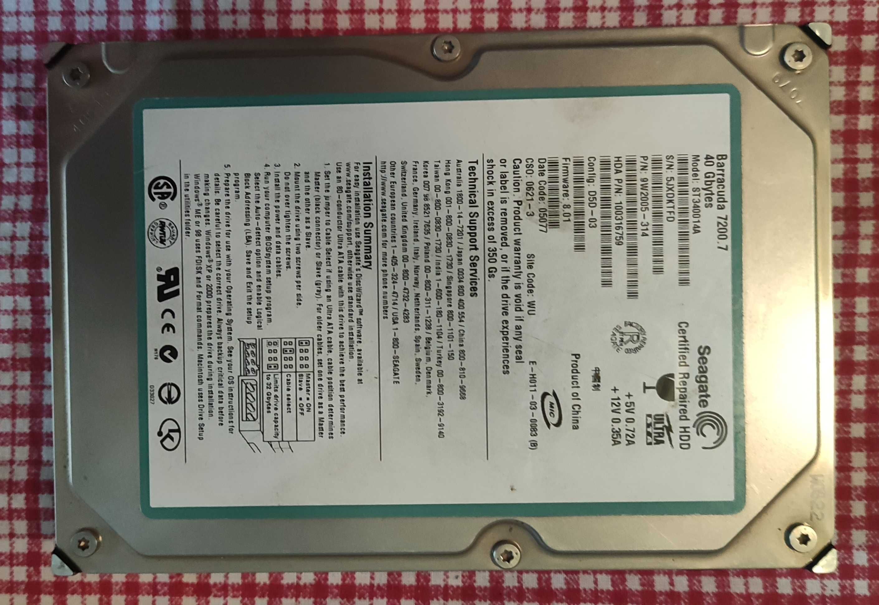 Части от старо PC - DVD LG записвачка / HDD 40Gb / захранване 430W