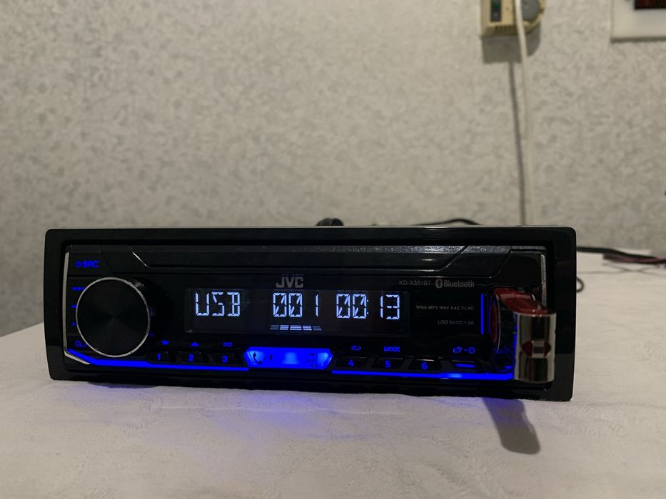 Авто радио JVC Bluetooth