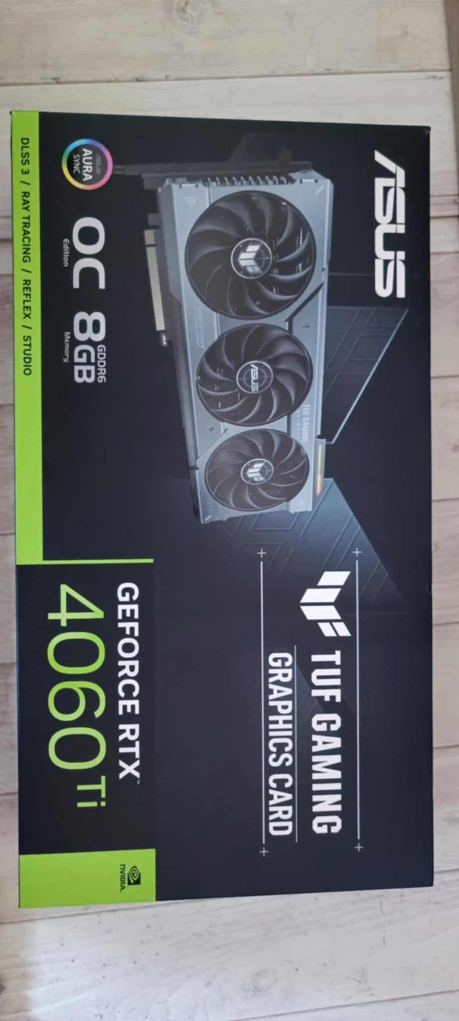 Видеокарта ASUS - TUF Gaming Geforce RTX 4060 Ti, 8GB, GDDR6