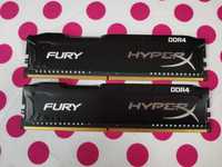 Memorie Ram HyperX Fury Black 16GB DDR4 (2 X 8 GB) 2666 Mhz.