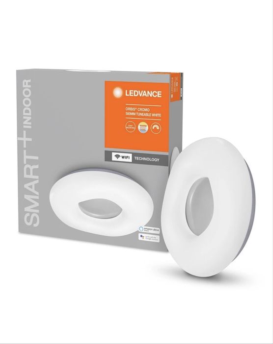 Плафон Ledvance Smart+ Orbis Cromo WiFi 50см диаметър 34W