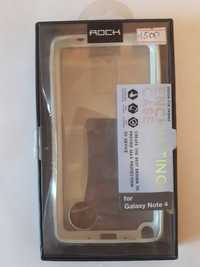 Белый гелевый чехол на Galaxy Note 4. Новый. За 1300-тг.