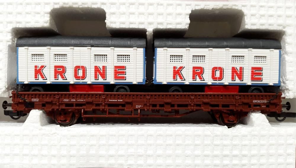 Set vagoane transport animale 'Circus Krone' Roco 44008, H0 (1:87)