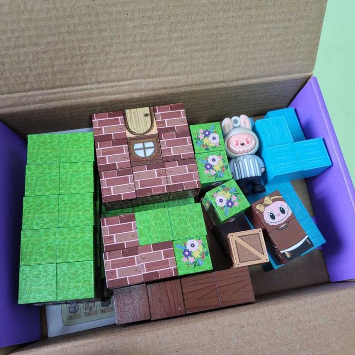 Конплект Магнинтни кубчета Лабубу Labubu