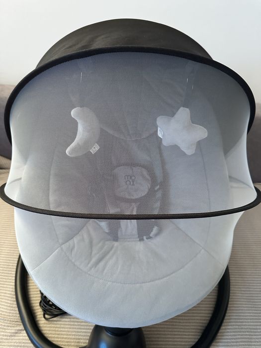 Leagăn Electric Bebelusi Moni Clarissa – Gri