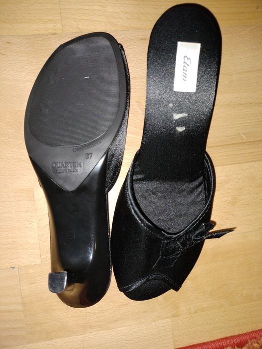 Pantofi de casa din satin Etam