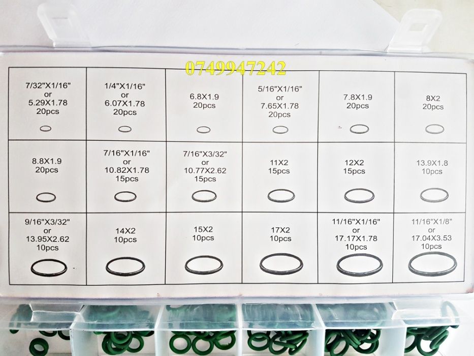 Set trusa garnituri oringuri aer conditionat clima 270 buc