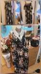 Costume de plaja caftan cu flori mar m rochita neagra de plaja m