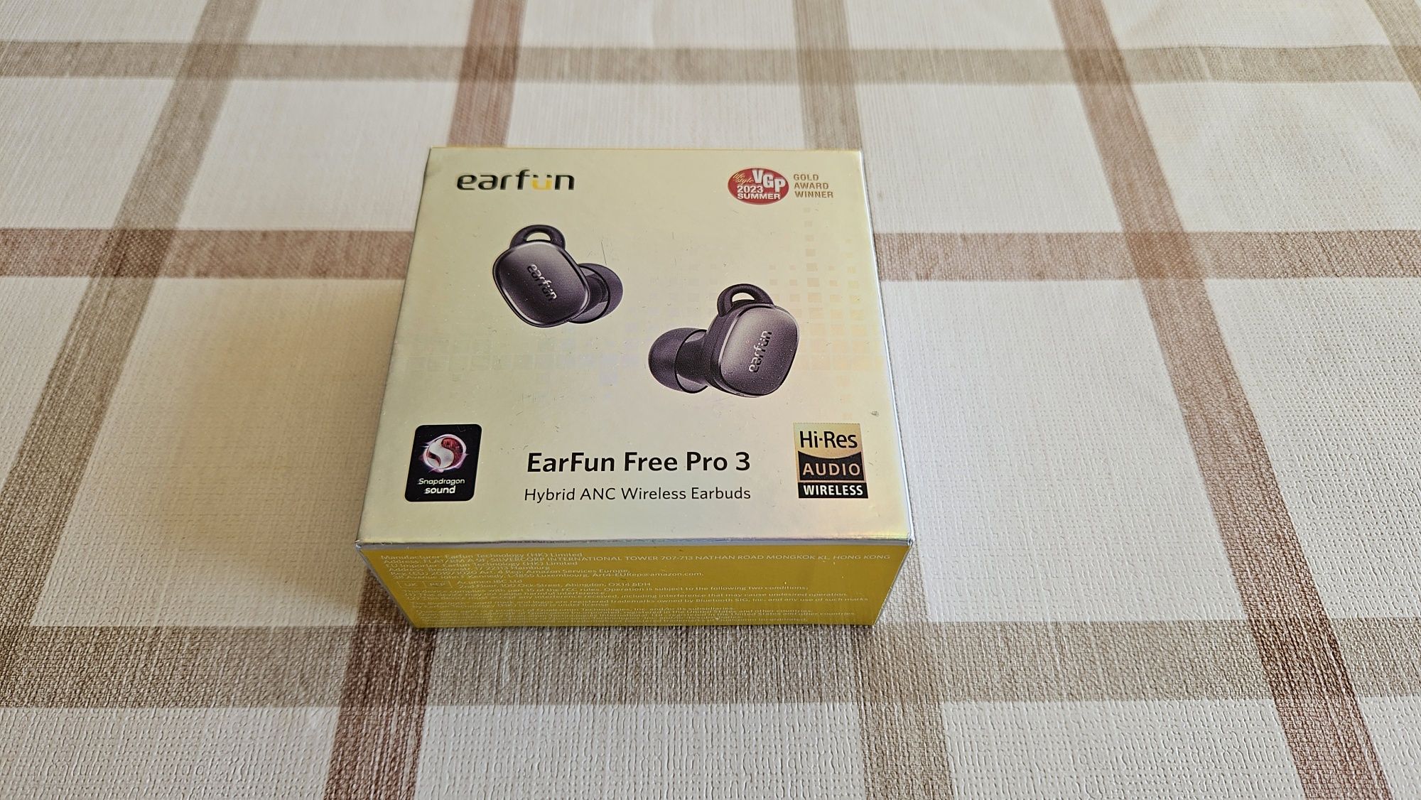 Слушалки Earfun Free Pro 3 ANC earbuds + wireless charger