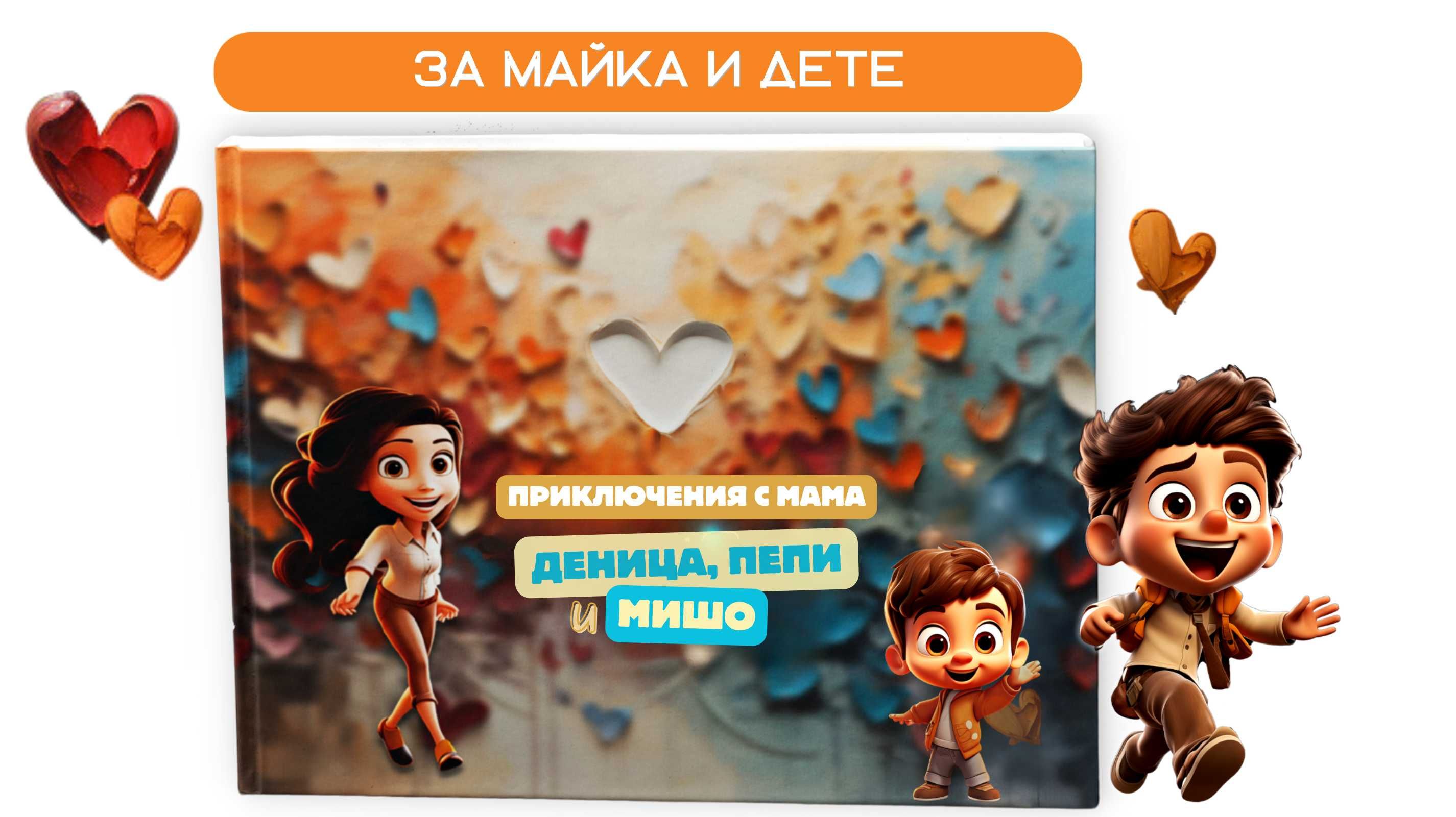 Персонализирана Детска Книжка - Вашето Дете е Главен Герой - С Майка