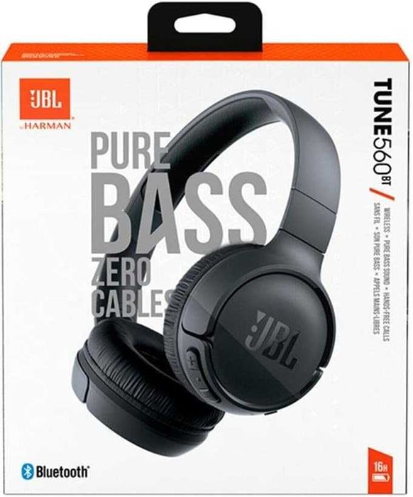 Casti audio On-ear JBL Tune 560BT Negru