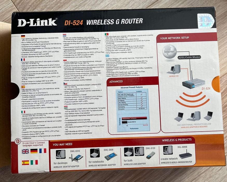Рутер D-Link Di-524