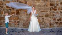 Rochie mireasa A line ivory
