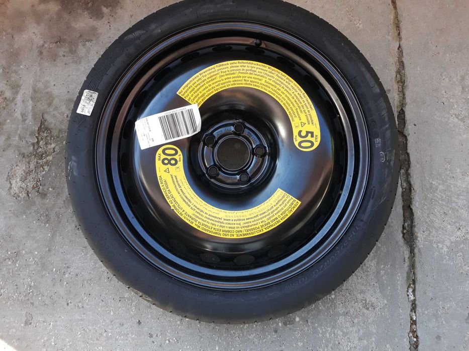 Roata Rezerva audi q5 cu 5x112 pe 195-75-18 slim-noua,originala