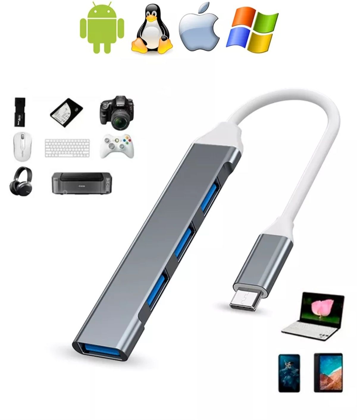Переходник type-c на usb