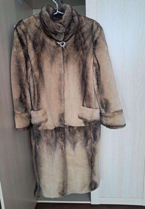 Шуба из стриженной норки