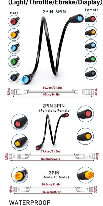 Maneta frana bicicleta electrica, 24v - 48v