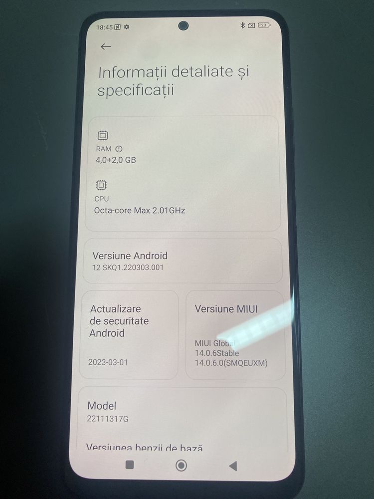 Redmi note 12 128 GB / 4 GB RAM #30707