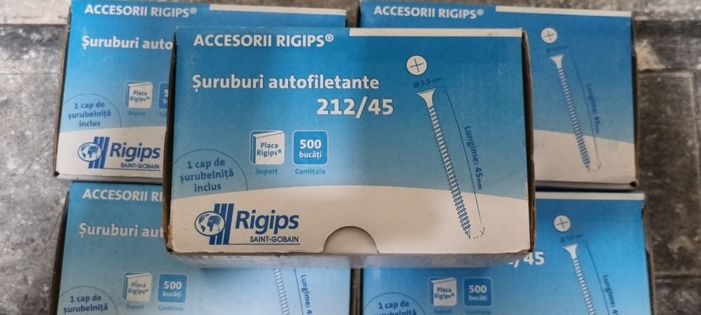 Suruburi autofiletante rigips