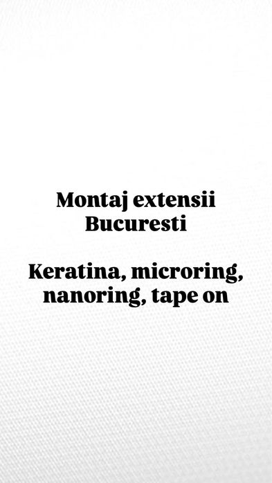Montaj extensii Bucuresti