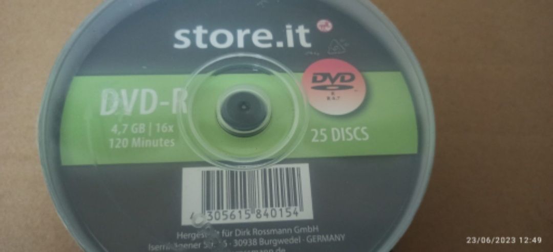 DVD - R 25 buc.SET  4.7GB 16 x