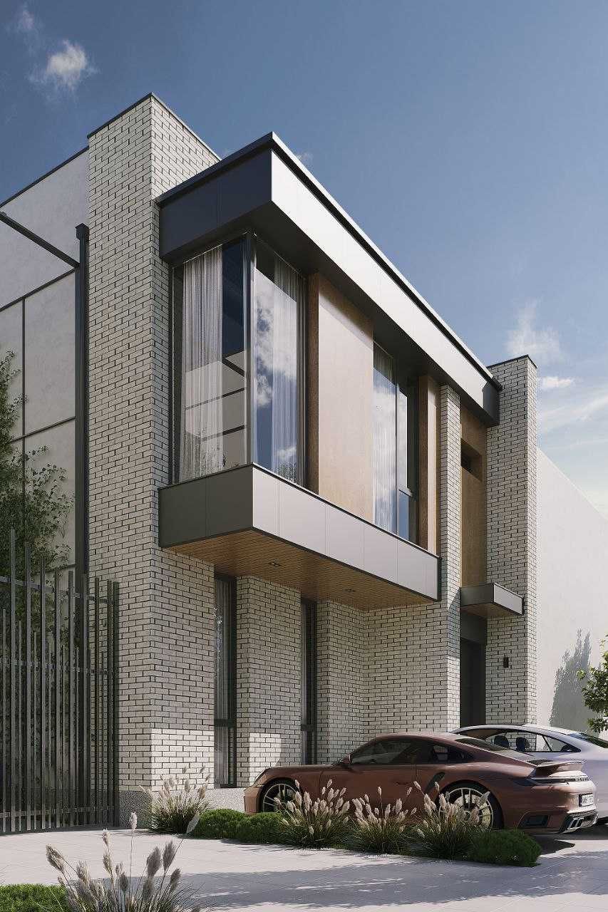 Икки қаватли таунхаус. Умумий ер майдони - 320 м²