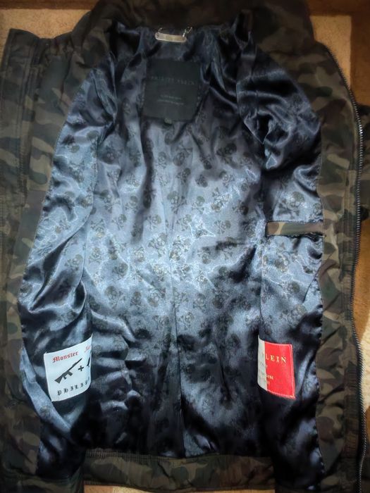 Geaca Philipp Plein marimea M,model army