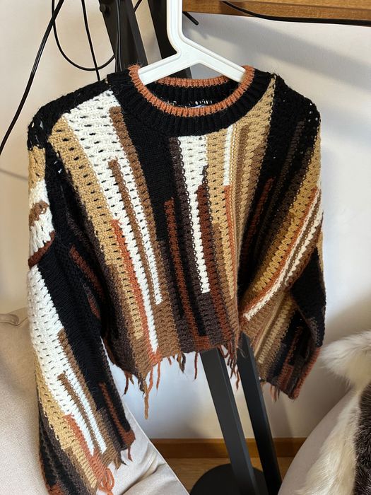 Плетен пуловер Zara