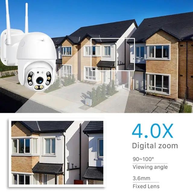 Wifi вайфай смарт камера видеонаблюдения 4мп