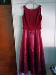 Rochie visinie de matase si catifea!