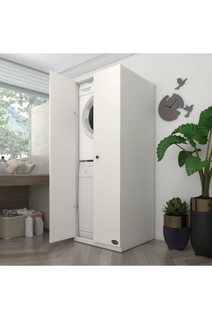 Шкаф за пералня-съдомиялна  с врата sanya byz 180*70*60 баня