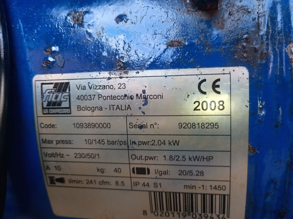 Compresor aer Fiac două pistoane