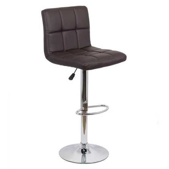 Scaun Bar DHA191 Piele ecologica Otel 7 culori LIVRARE GRATUITA