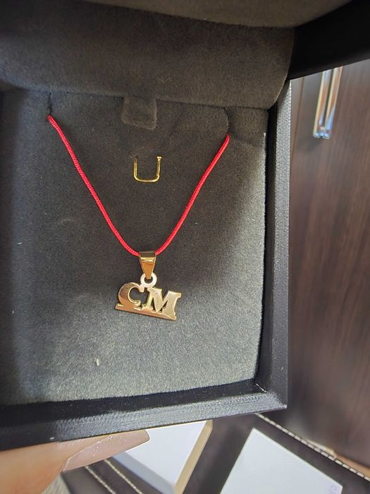 Pandantiv aur 14k initiale