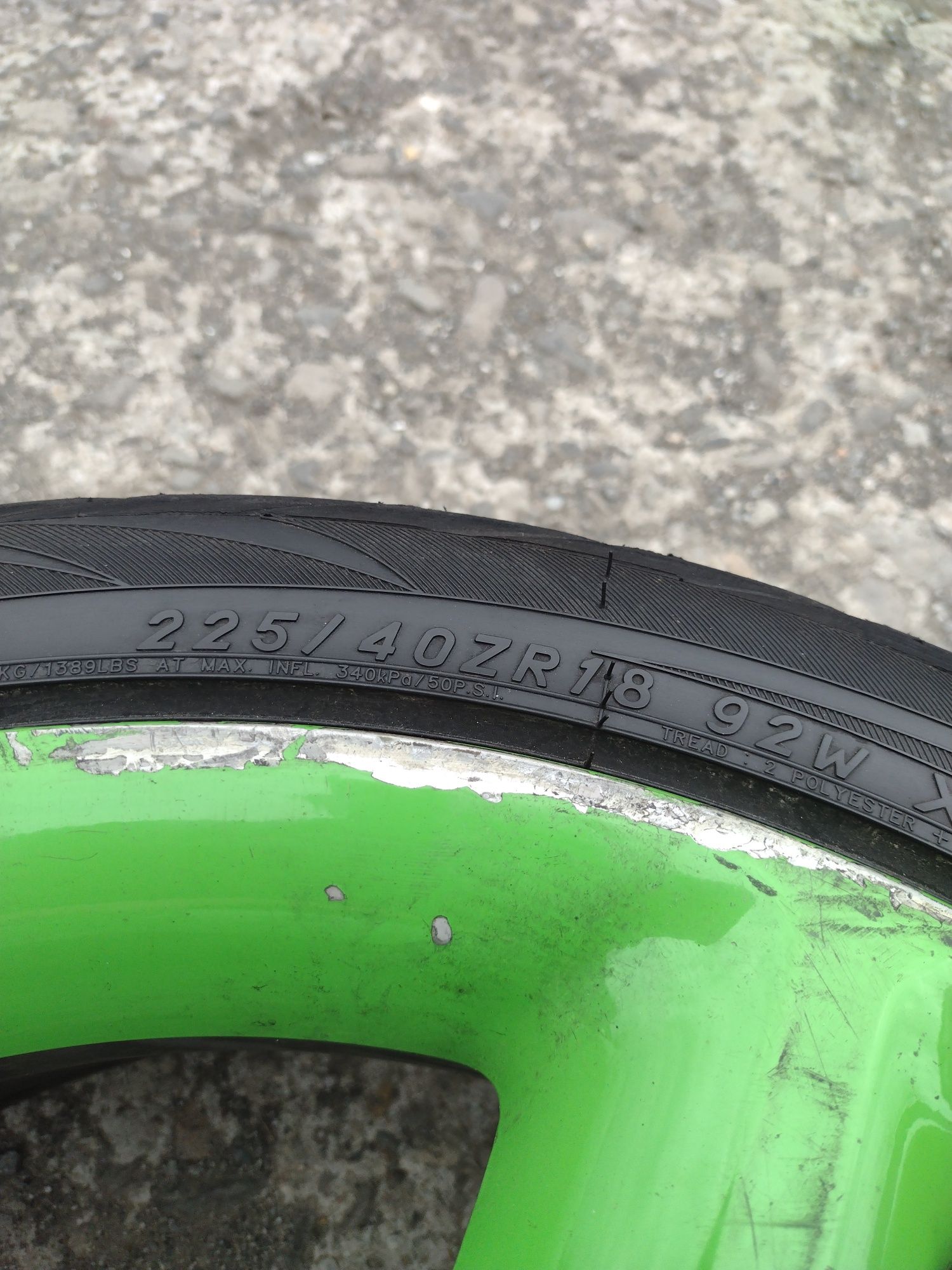 Семи слик 2бр.225/40/18 Federal 595 RS dot1719