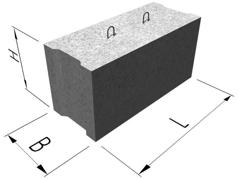 ФБС 120х60Х60 блок фундаментный