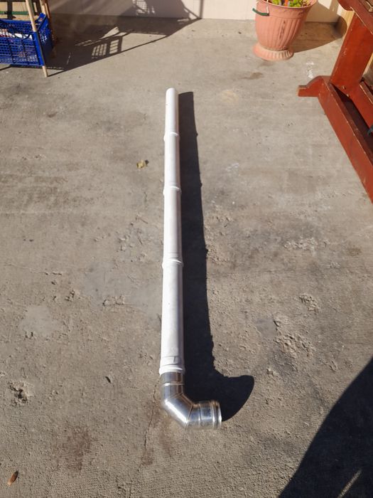 Vând cos de fum centrala peleti