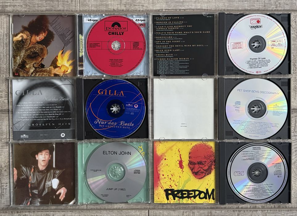 Cd-uri muzica italo-disco/pop/rock anii 80-90