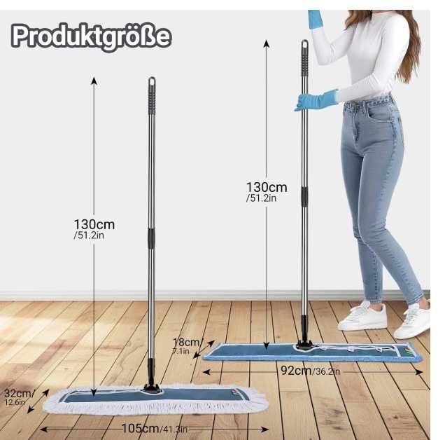 Mop de podea  mare, latime 105 cm